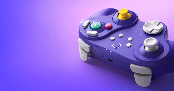 NYXI Warrior Switch 1 &amp; 2 Controller - wireless gaming controller, Purple