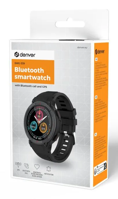 Denver GPS SWG-339 - smart watch, Black