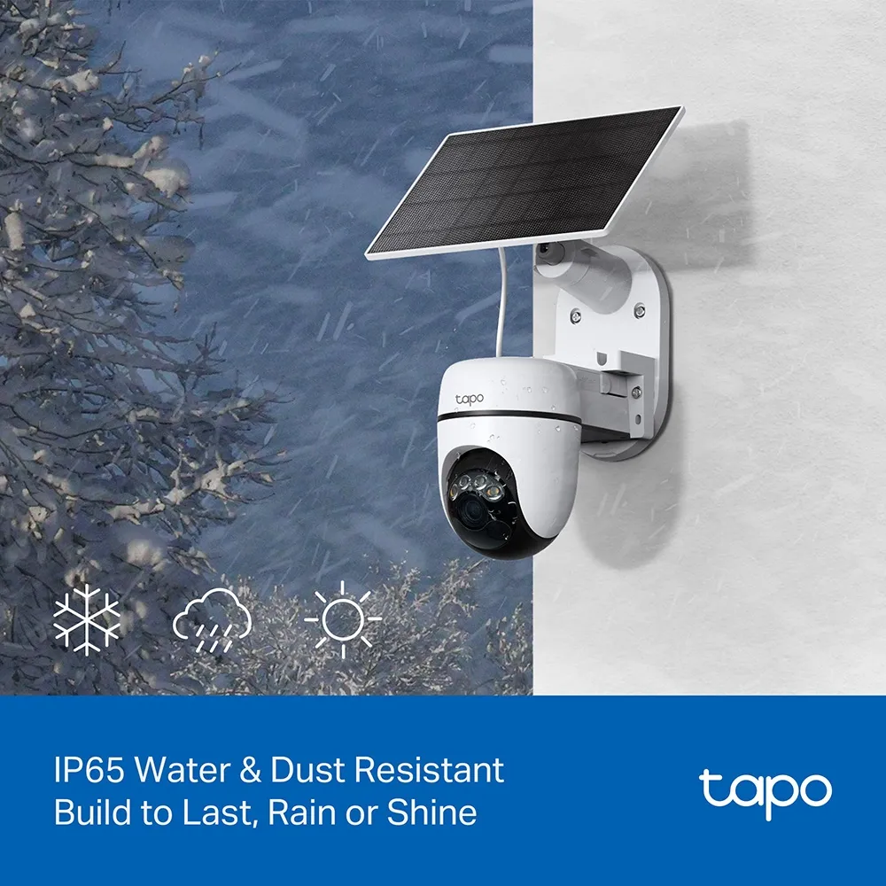 TP-LINK Solar-Powered Pan/Tilt Security Camera Kit
