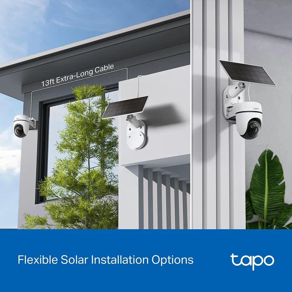 TP-LINK Solar-Powered Pan/Tilt Security Camera Kit