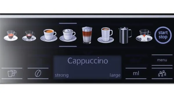 Siemens EQ.6 plus s500 - espresso machine, fully automatic, Black, Metallic