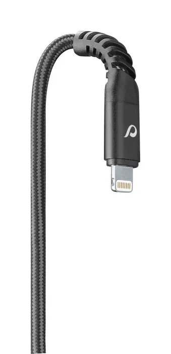 Cellular Line Tetra Force USB-A to Lightning cable, 2 m, Black