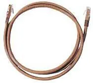 MicroConnect Cat5e U/UTP RJ45 1m n&auml;tverkskabel, brun