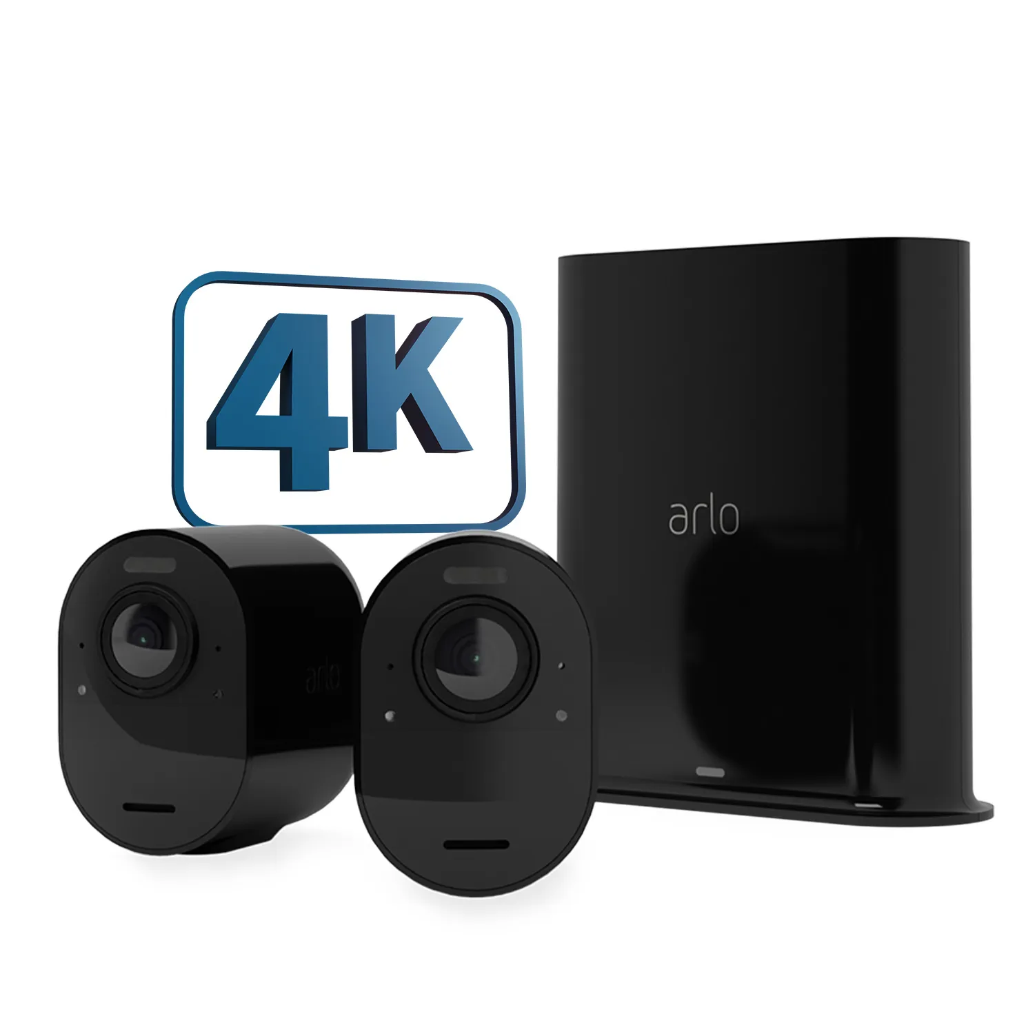 Arlo VMS5240 - Kamerasarja - wireless - 2 kamera/kamerat - musta