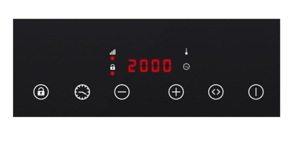 Steba IK 650 Slim Freestanding Double Induction Hob, 3400 W, Black