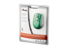 Trust Retractable Laser Mini - mouse, Green