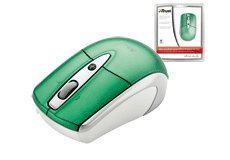 Trust Retractable Laser Mini - mouse, Green