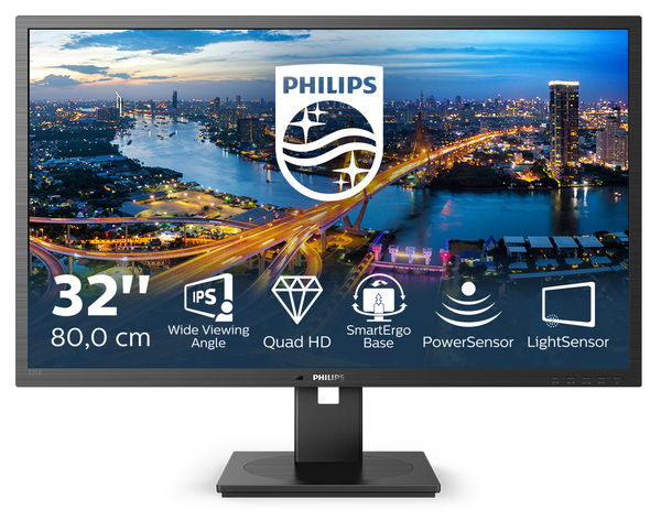 Philips 31.5&quot; B-Line 325B1L, QHD, IPS - sk&auml;rm