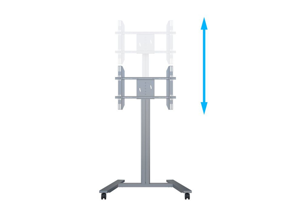 M Motorized Display Stand Wheelbase Silver