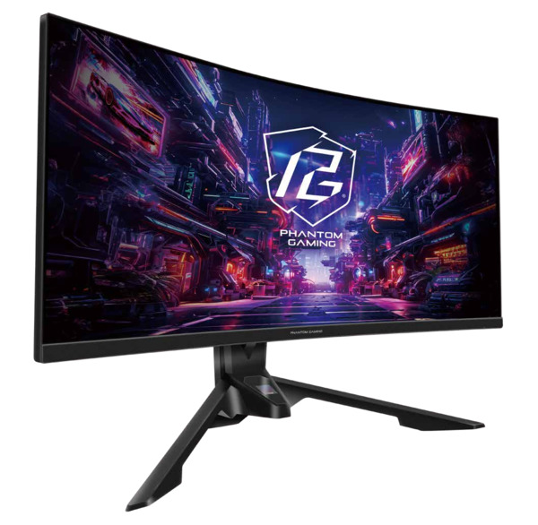 ASRock PG34QRT3A 34" WQHD, VA, HDR -kaareva pelin&auml;ytt&ouml;