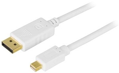 DisplayPort - Mini DisplayPort monitorikaapeli, 20-pin u - u, 5m, valk