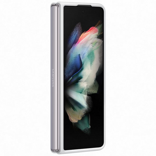 Samsung Z Fold3 Silicone Cover - fodral, Vit