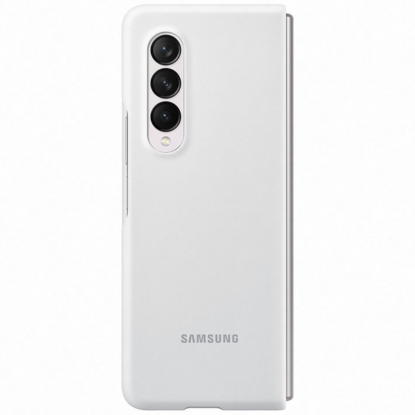 Samsung Z Fold3 Silicone Cover -suojakuori, Valkoinen