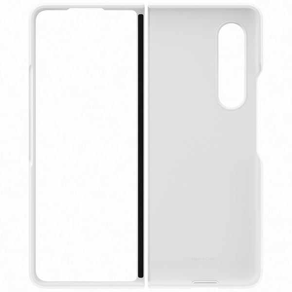 Samsung Z Fold3 Silicone Cover, White