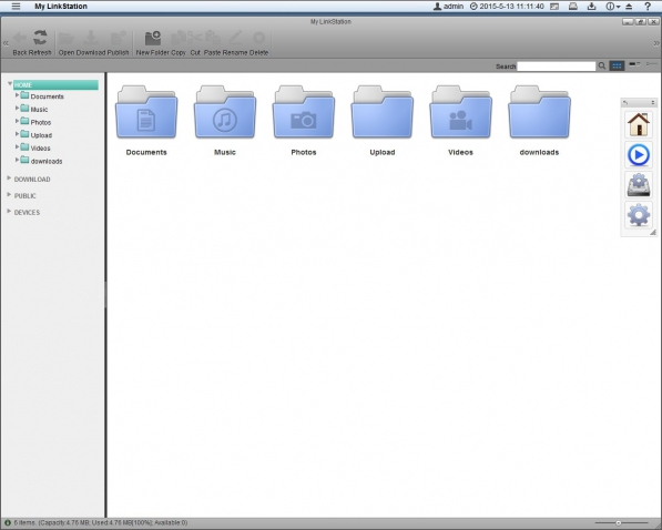 Buffalo LinkStation 520 4TB 2Bays High Speed NAS