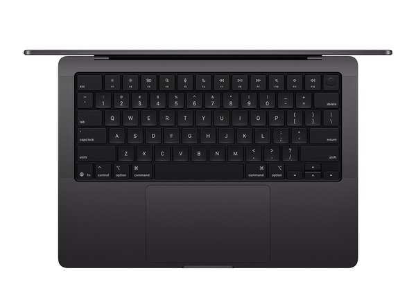 Apple MacBook Pro 14" M5 (10/10) 32 Gt, 1 Tt, t&auml;htimusta, MJ3D4