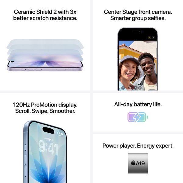 Apple iPhone 17 256GB - mobile phone, Lavender