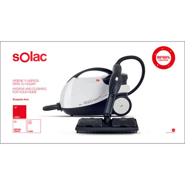SOLAC Steam Cleaner Ecogenic ARCO 2000W