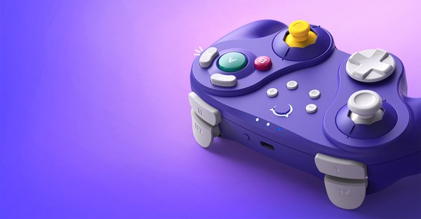 NYXI Warrior Switch 1 &amp; 2 Controller - wireless gaming controller, Purple