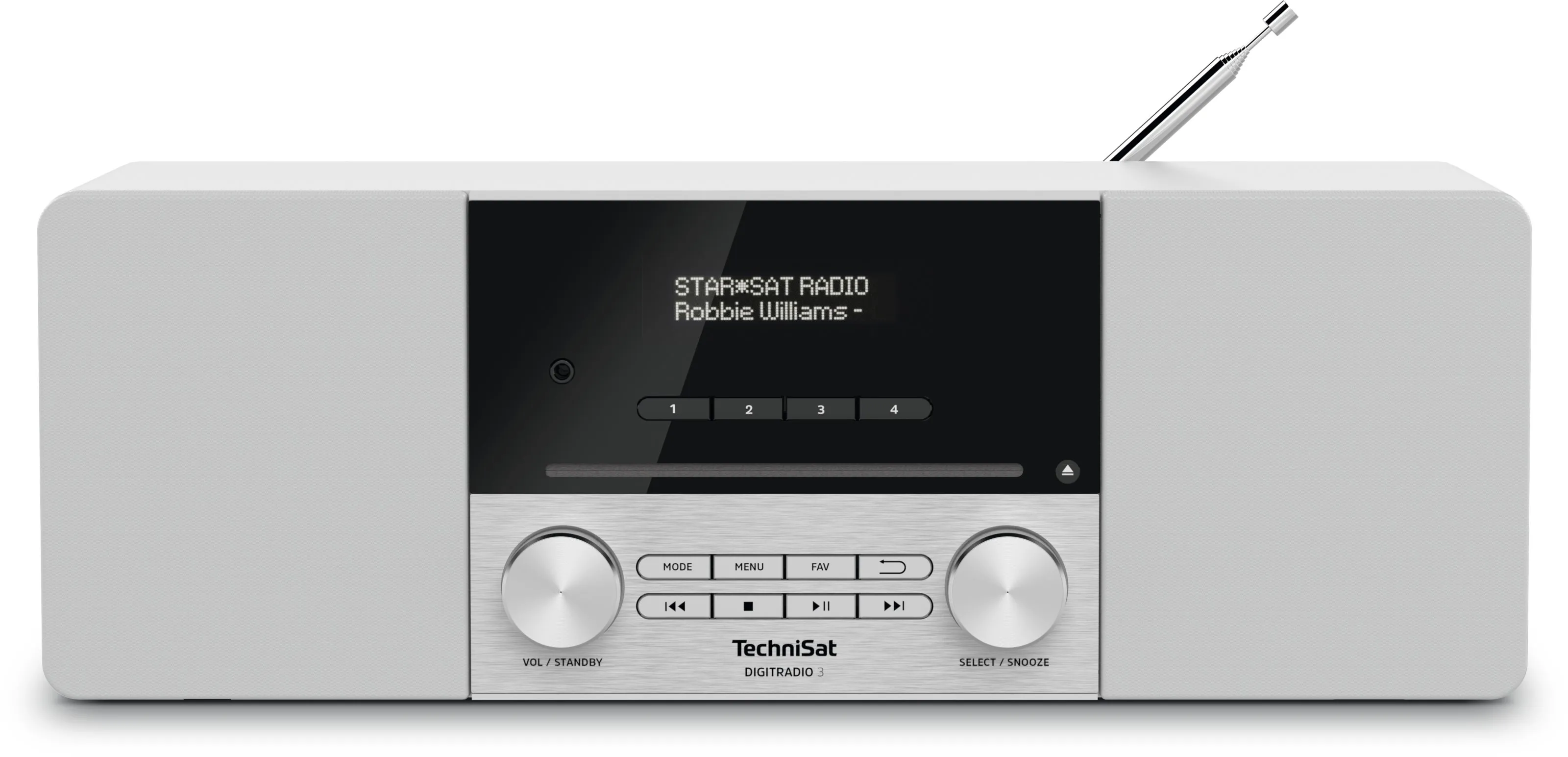 Digitradio 3 Personal Analog & Digital Stainless Steel,