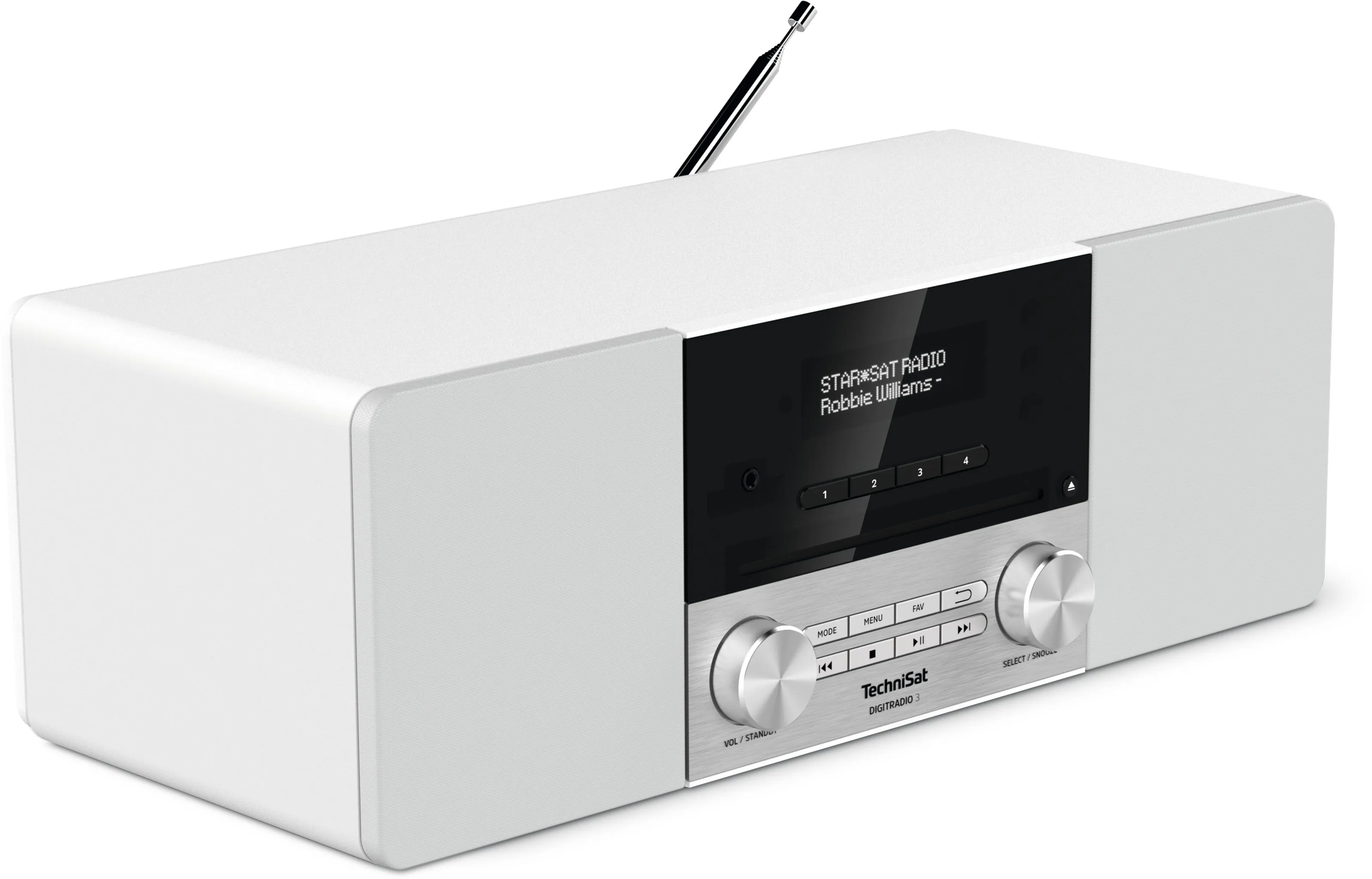 Digitradio 3 Personal Analog & Digital Stainless Steel,