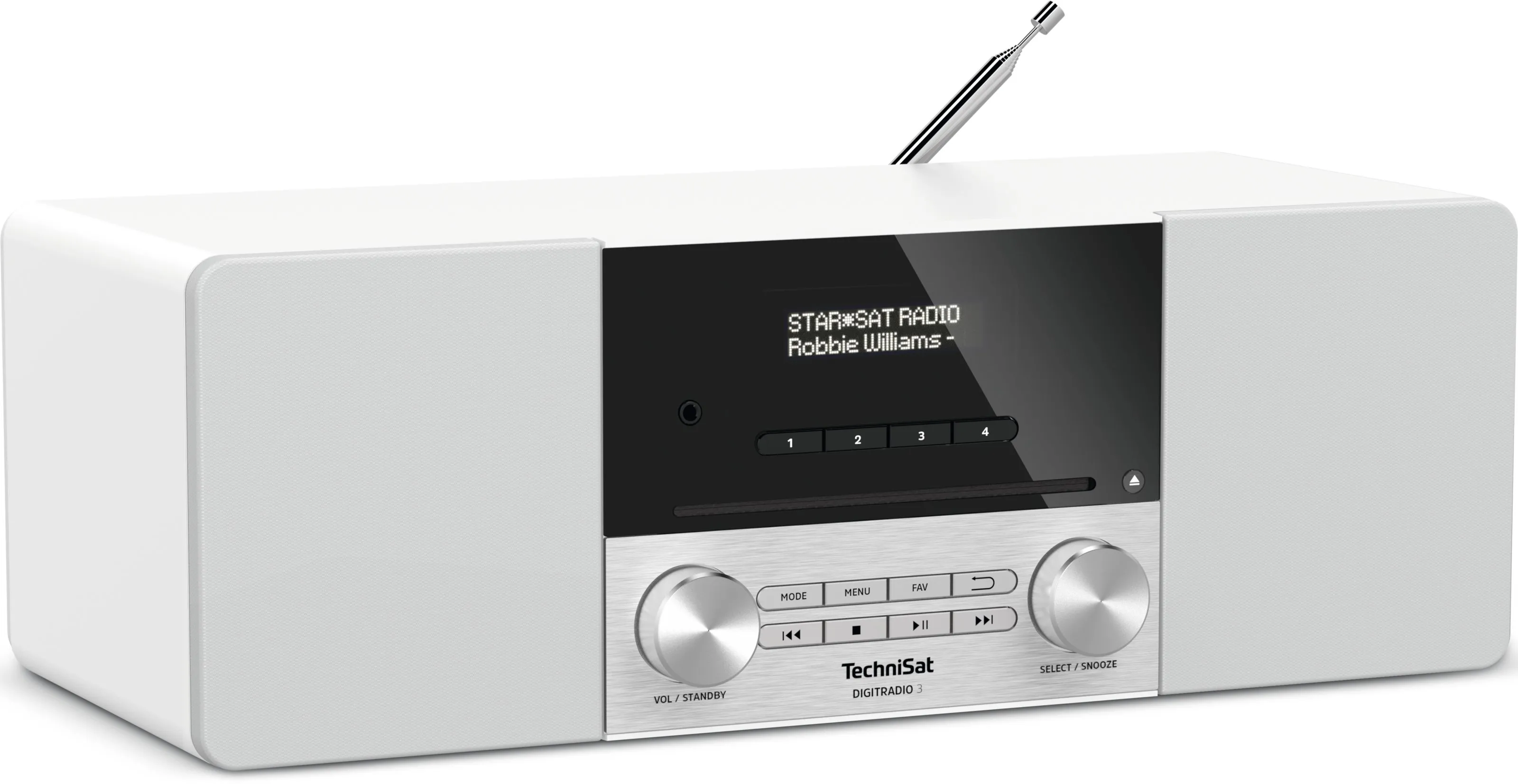 Digitradio 3 Personal Analog & Digital Stainless Steel,