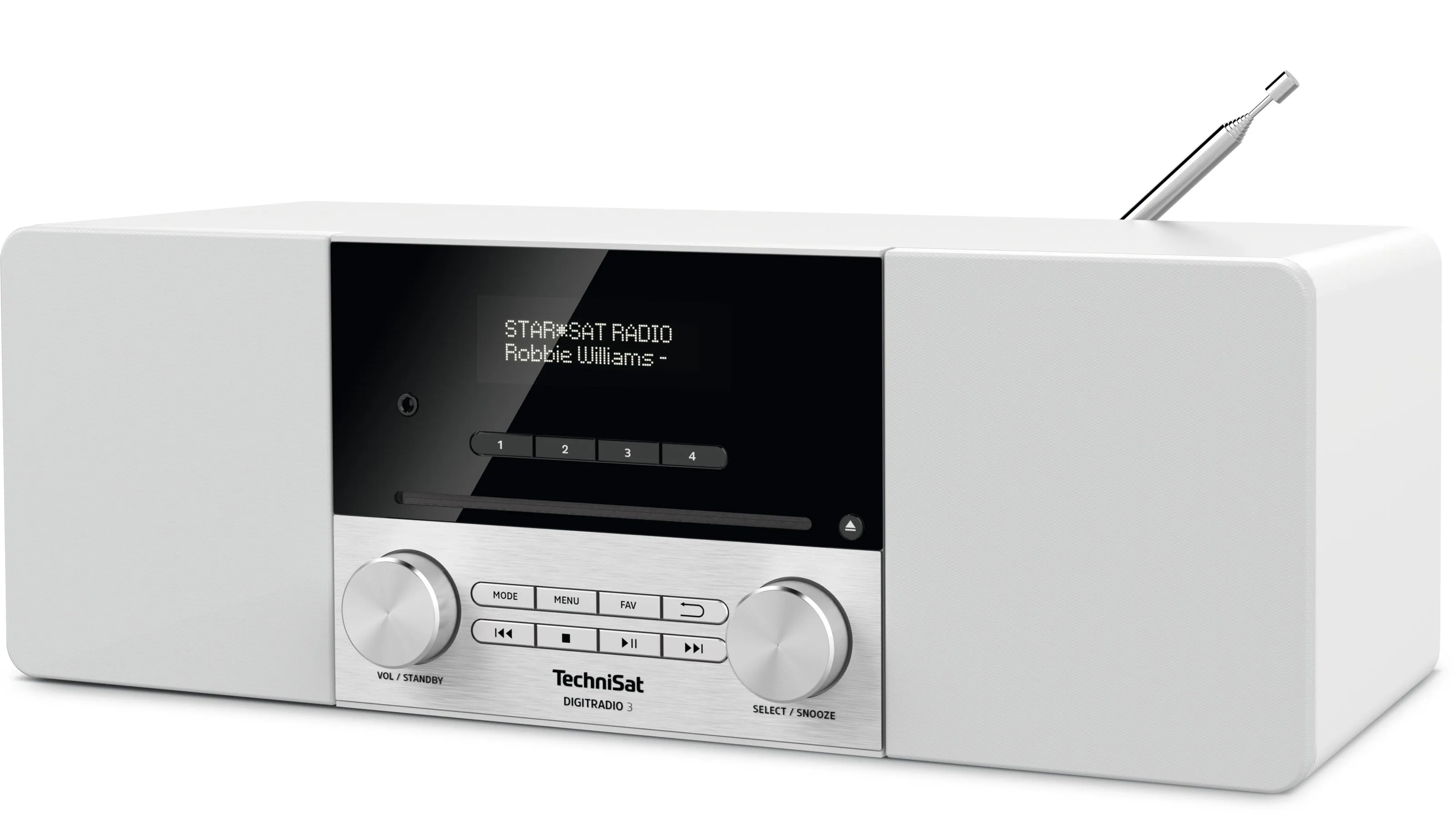 Digitradio 3 Personal Analog & Digital Stainless Steel,