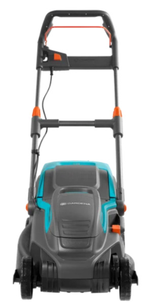 GARDENA PowerMax 1800/42 Electric Lawnmower, 1800 W, 420 mm, 45 L, 800 m&sup2;, Black/Green/Orange