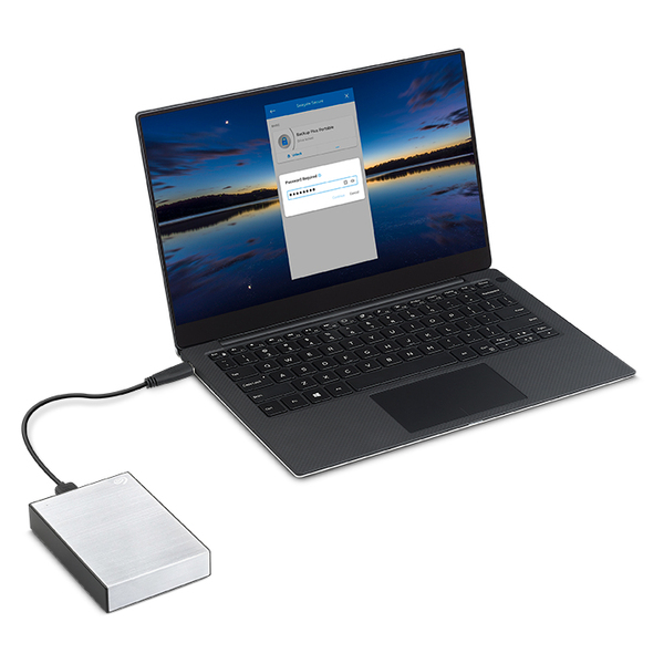 Seagate One Touch 1TB - external HDD, silver