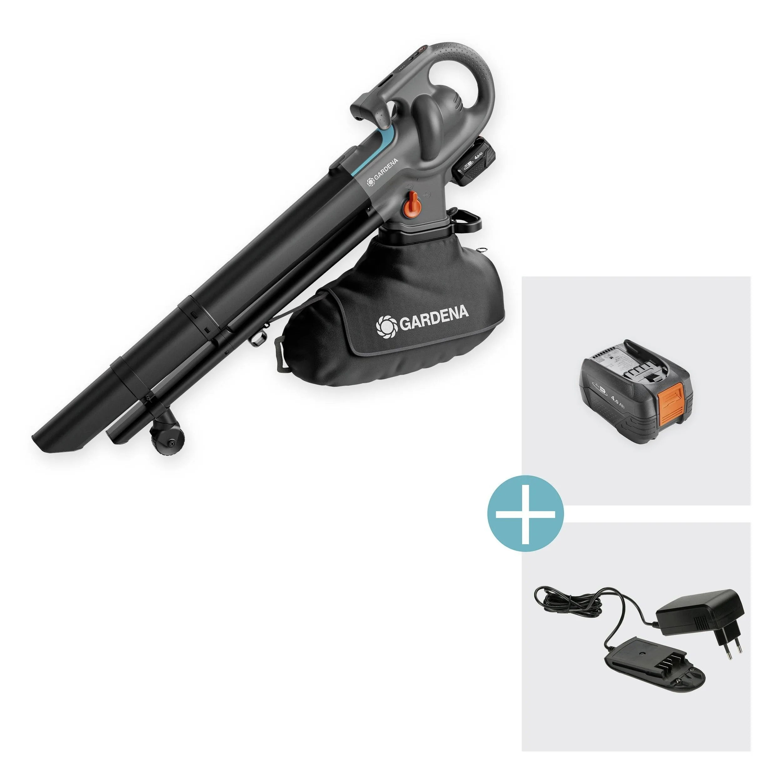 Gardena PowerJetCollect 18V P4A Set L&ouml;vdammsugare