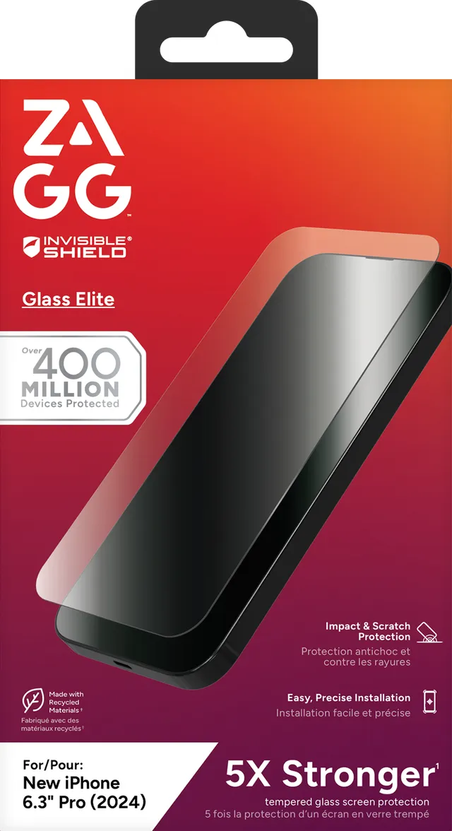 Zagg InvisibleShield Glass Elite iPhone 16 Pro -panssarilasi