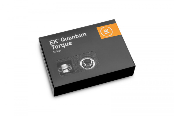 EKWB EK-Quantum Torque HDC 14, Hard-tube Compression Fitting, 6-pack, Nickel