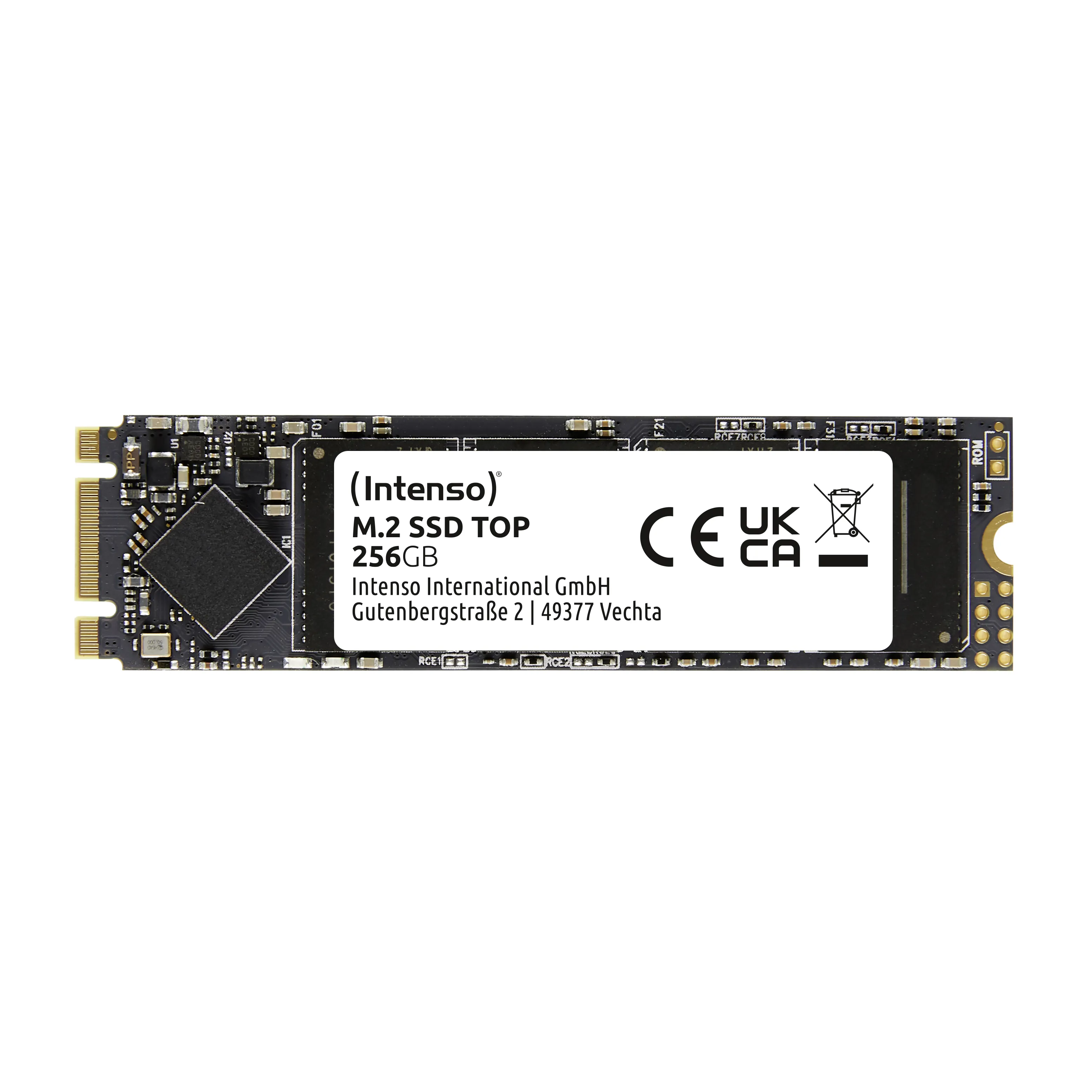 Intenso Top 256 Gt, SATA III, M.2 -SSD-levy