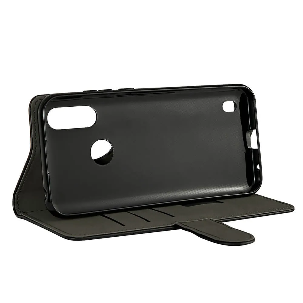 GEAR Wallet, Moto E6 - Wallet Case, Black