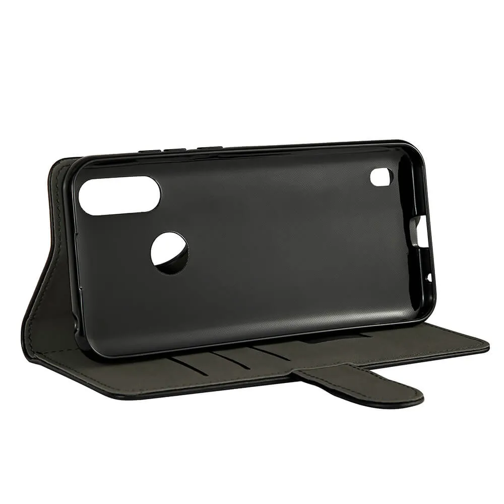 GEAR Wallet, Moto E6 - Wallet Case, Black