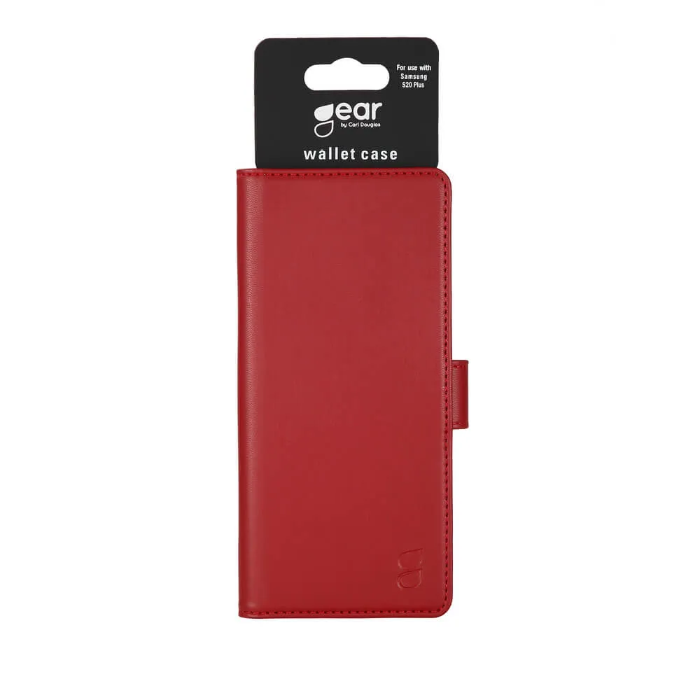 GEAR Wallet, Galaxy S20 Plus - pl&aring;nboksfodral, R&ouml;d