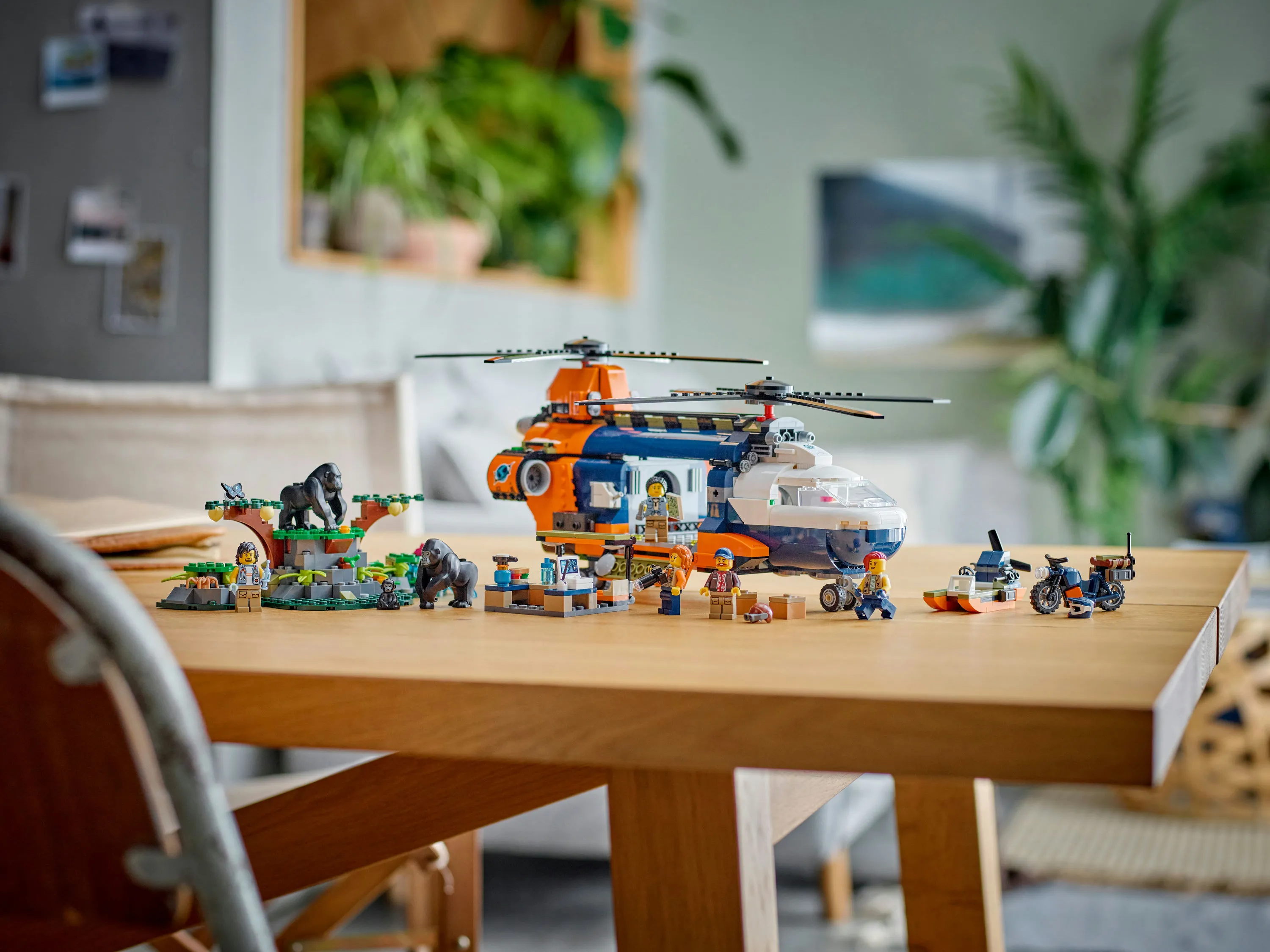 LEGO City Jungle Explorer Helicopter at Base Camp 60437
