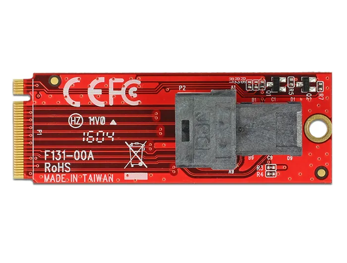 DeLOCK M.2 adapteri, 1xM.2 uros M liitin, 1xSFF-8643, 2260, NVMe
