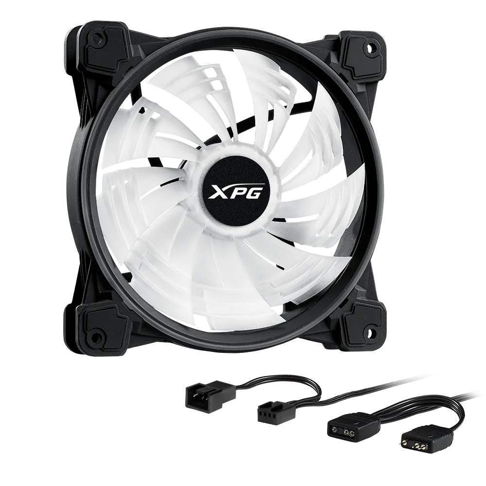 XPG HURRICANE 120 ARGB PWM Bundkort Ventilator 12 cm Black 1 stk