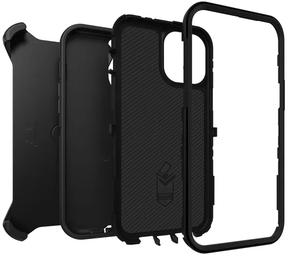 OtterBox Defender, iPhone 12 / 12 Pro - Case, Black