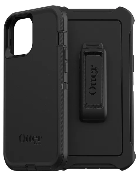 OtterBox Defender, iPhone 12 / 12 Pro - Case, Black