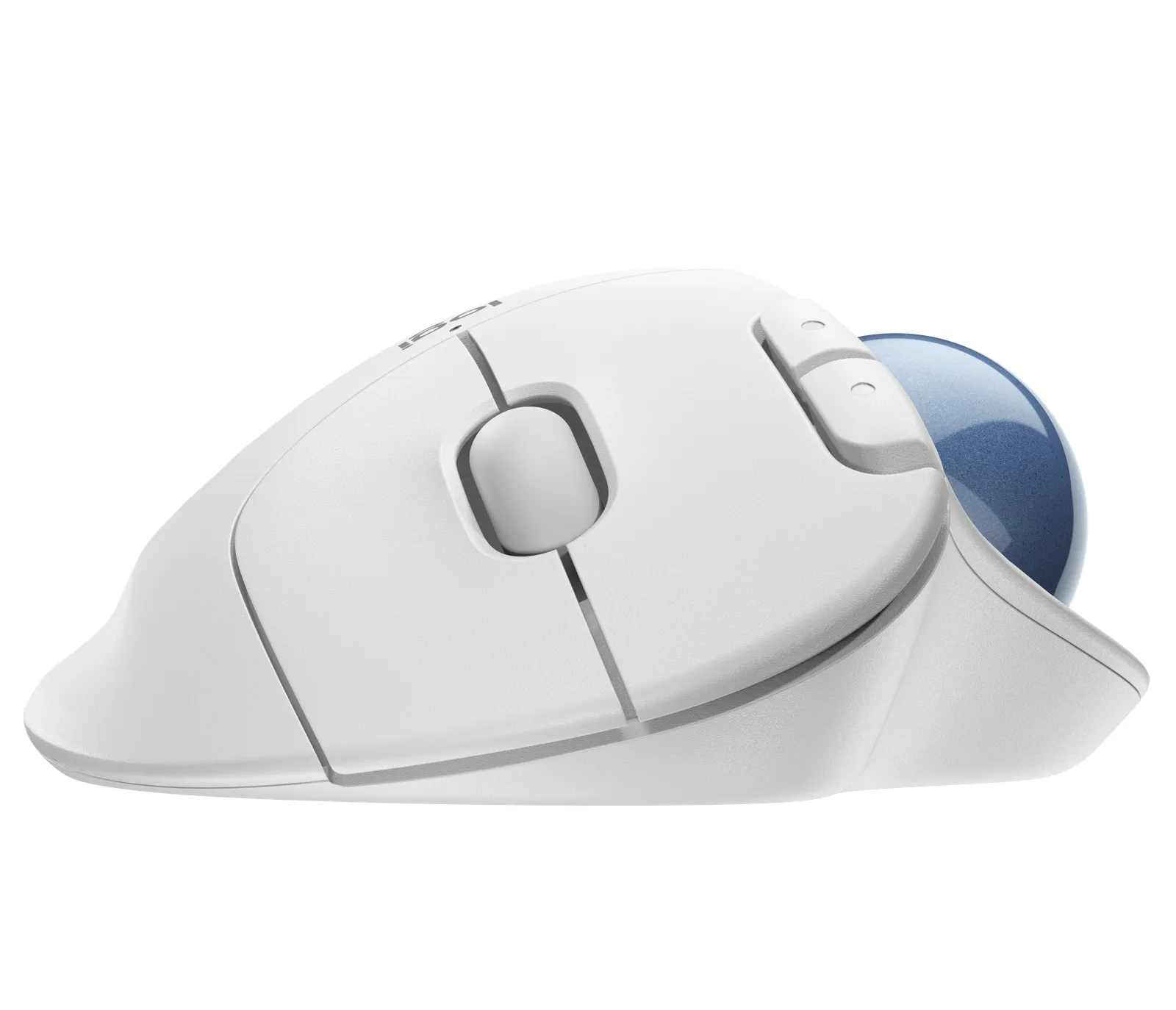 Logitech ERGO M575 -langaton ergonominen trackball-hiiri, valkoinen
