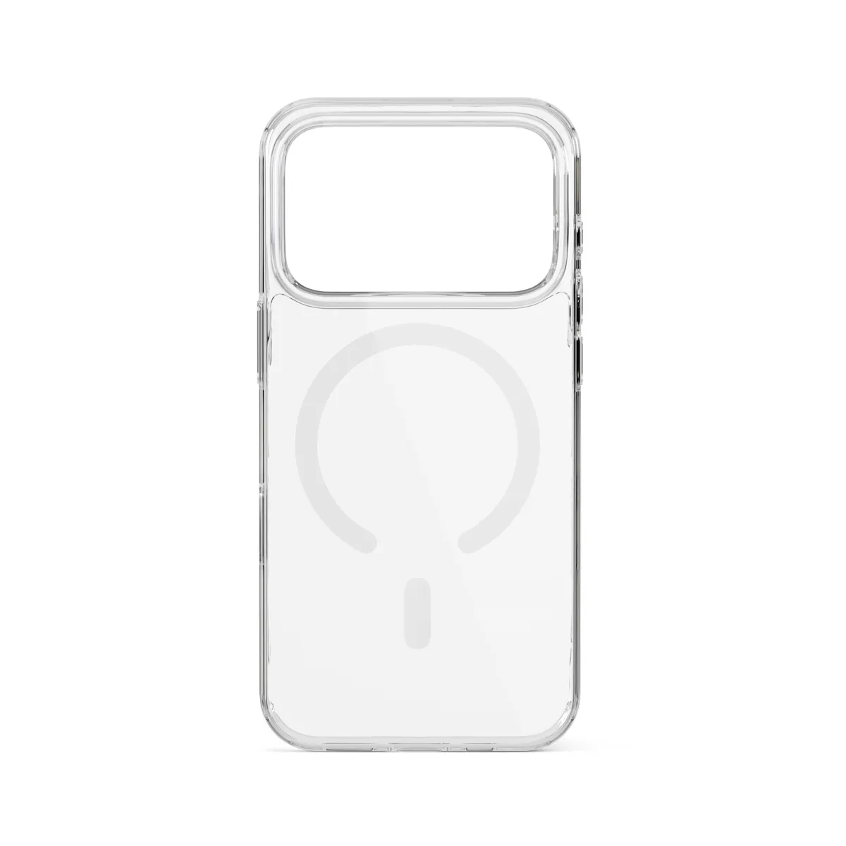 Epico Hero Mag+ Case iPhone 17 Pro Max Qi2  &  MagSafe Compatible, Transparent