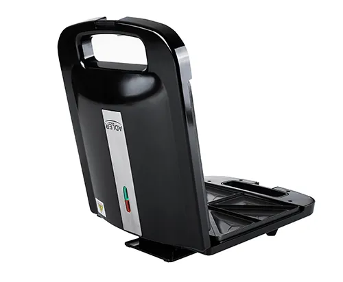 Adler AD 3055 Sandwich Maker for 4 Sandwiches, 2000 W, Black