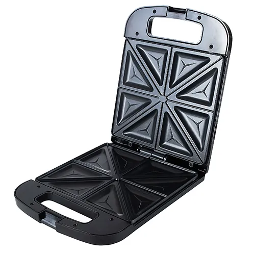 Adler AD 3055 Sandwich Maker for 4 Sandwiches, 2000 W, Black