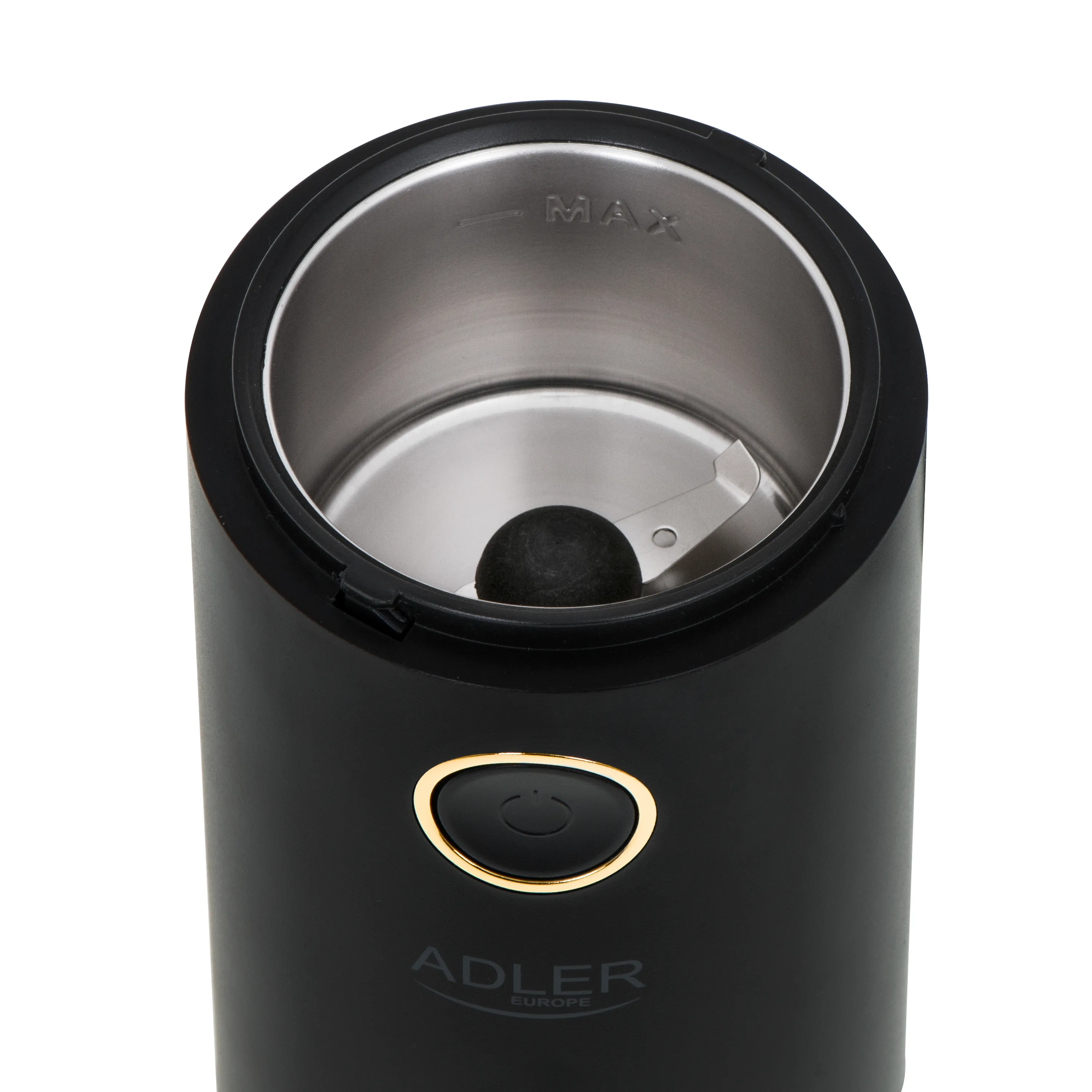 Adler AD 4446bg Coffee Grinder 75g, Black/Gold