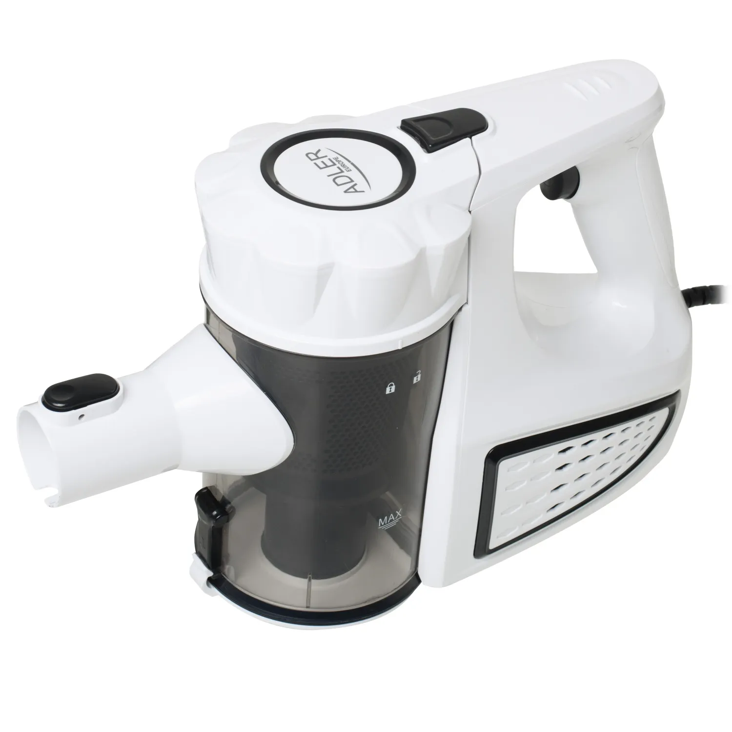 Adler AD 7036W - handdammsugare 1.5 L 800 W p&aring;sl&ouml;s, vit
