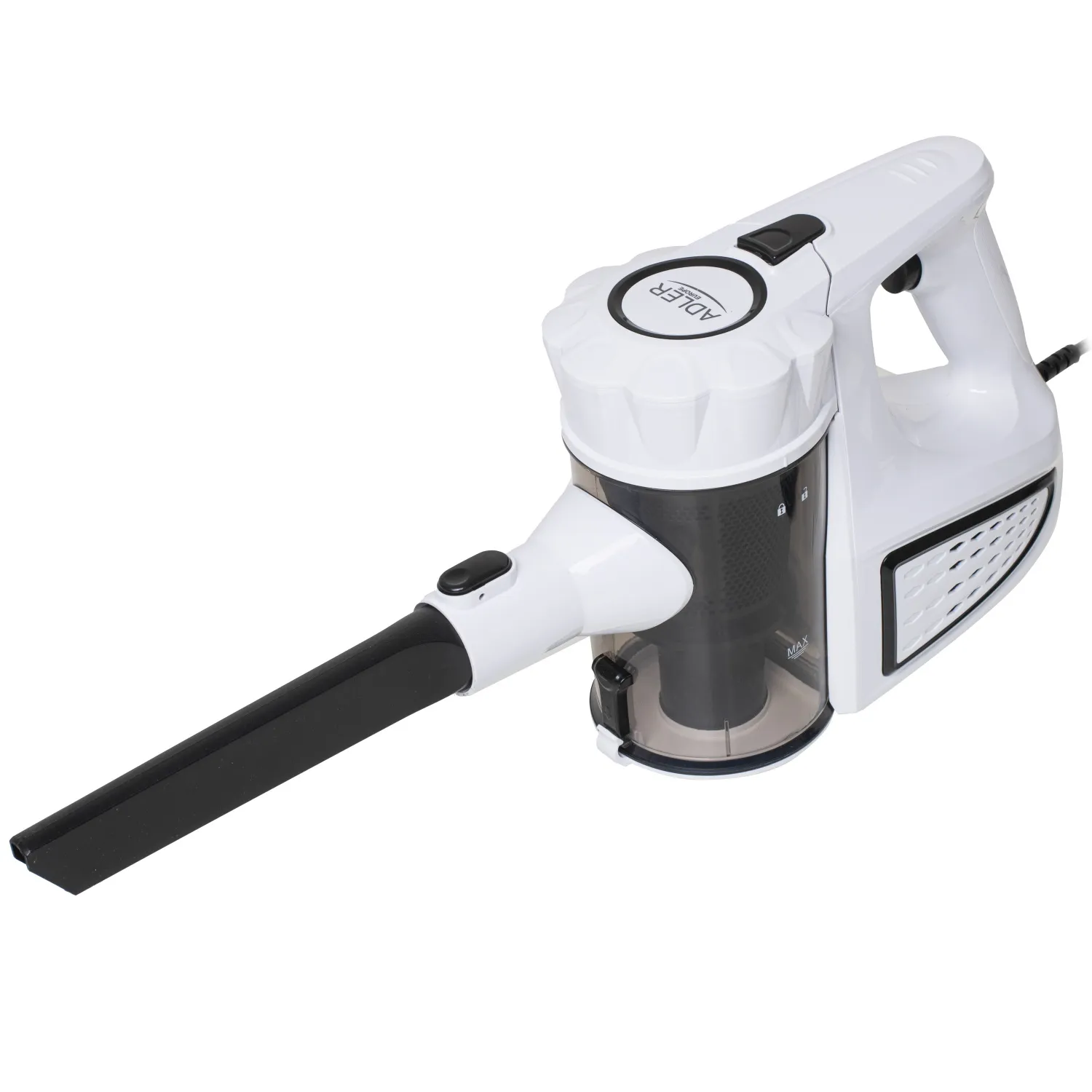 Adler AD 7036W - handdammsugare 1.5 L 800 W p&aring;sl&ouml;s, vit