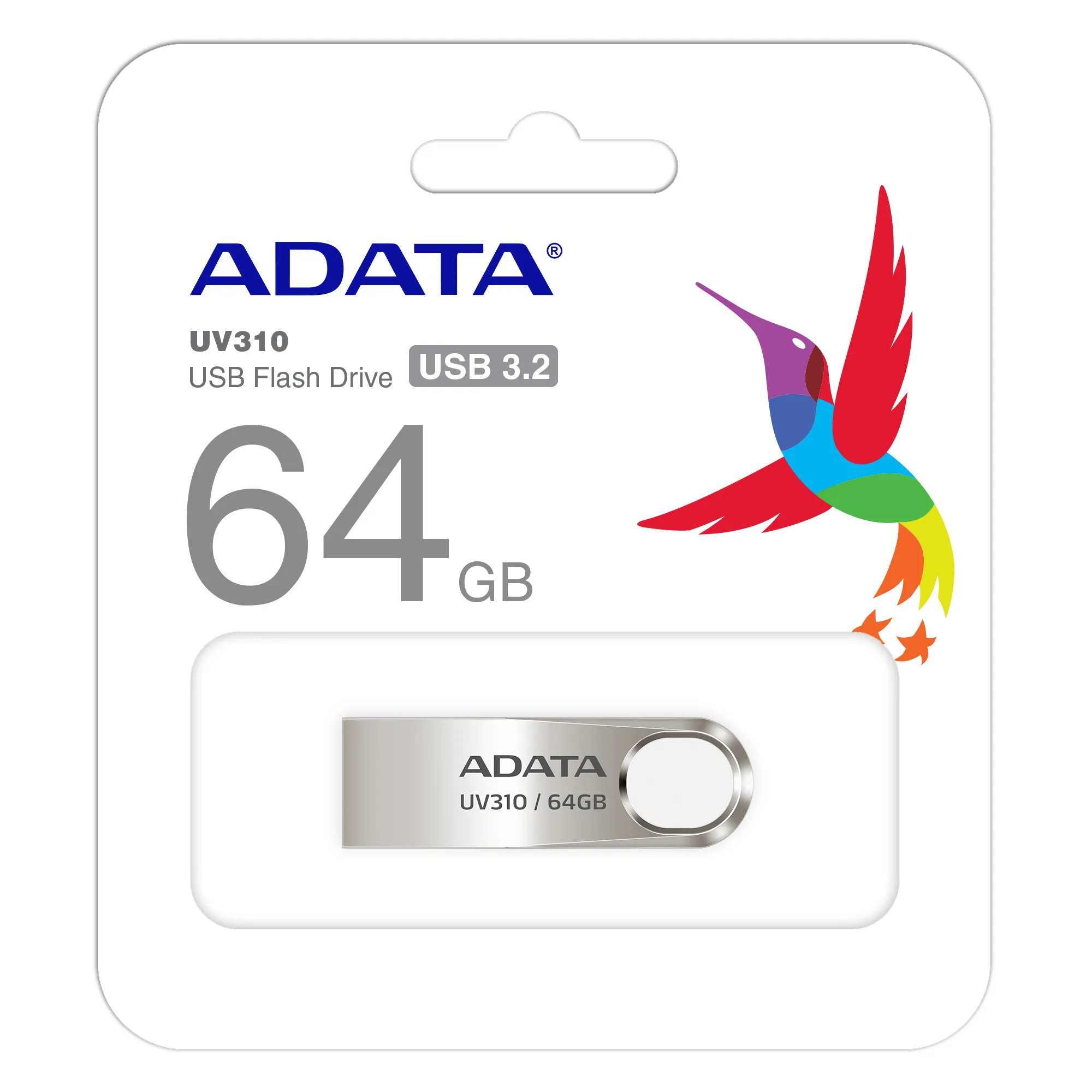 A-DATA AUV210-64G-RGD USB 2.0 64 GB USB-minne, beige