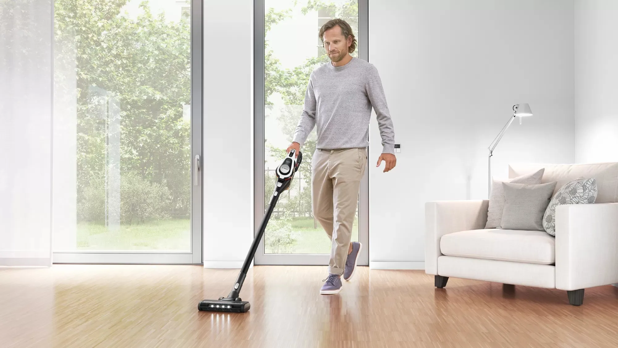 Bosch Unlimited Gen2 BSS825ALL - Stick Vacuum Cleaner, black/white